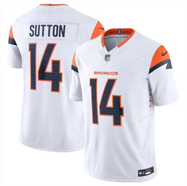 Men's Denver Broncos #14 Courtland Sutton White 2024 F.U.S.E. Vapor Limited Football Stitched Jersey Dzhi,We sell and wholesale Men's Denver Broncos #14 Courtland Sutton White 2024 F.U.S.E. Vapor Limited Football Stitched Jersey Dzhi on line form chian!